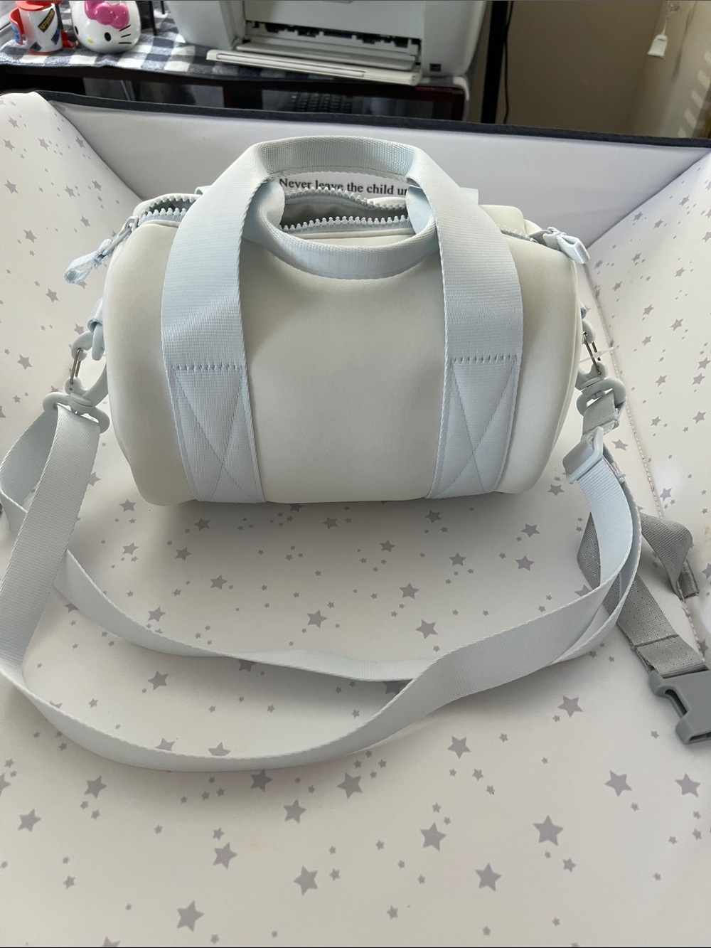 Small nylon duffel bag